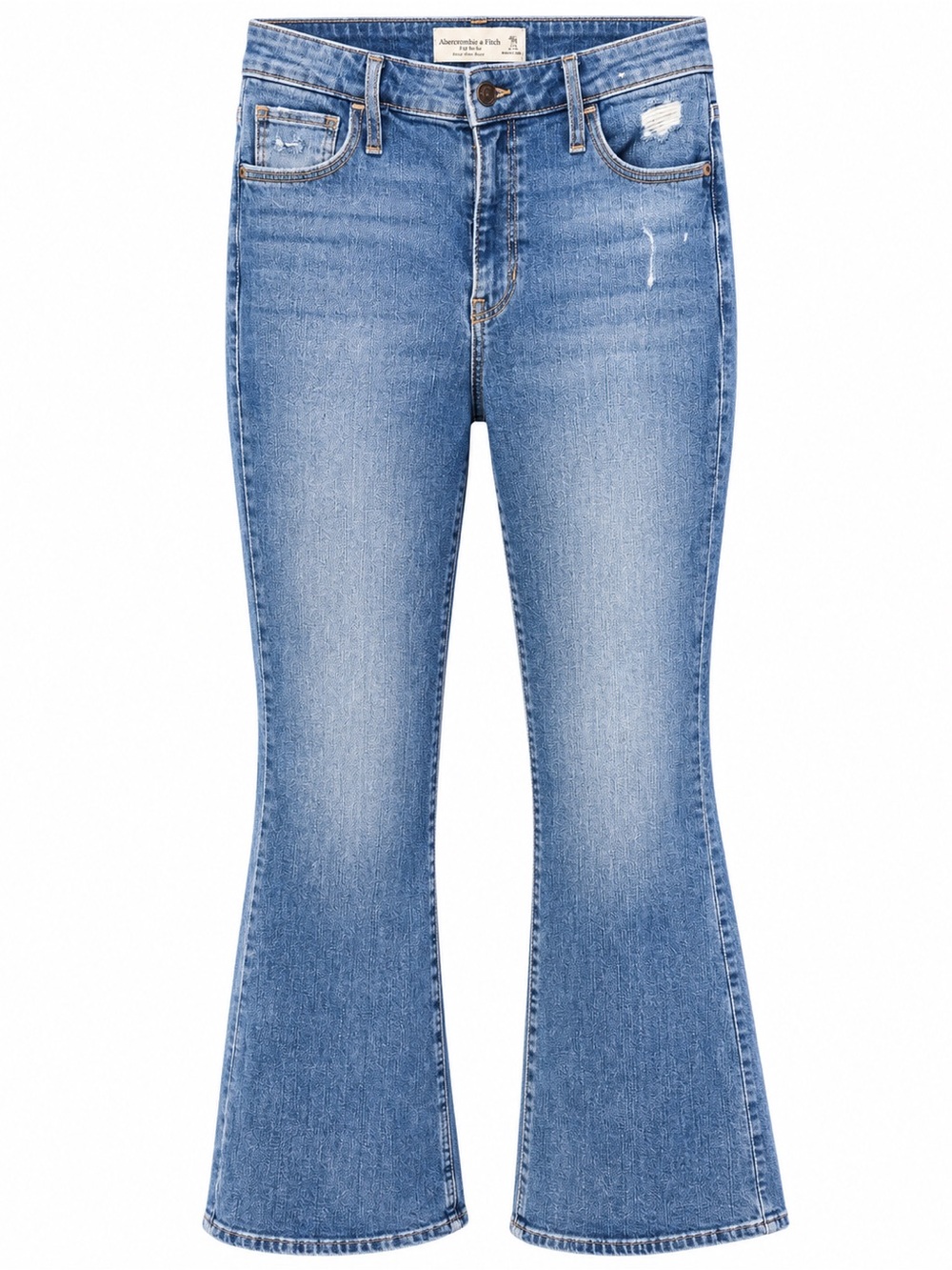 Abercrombie & Fitch Ultra High Rise The Flare Jeans Light Wash Size 26R 30L